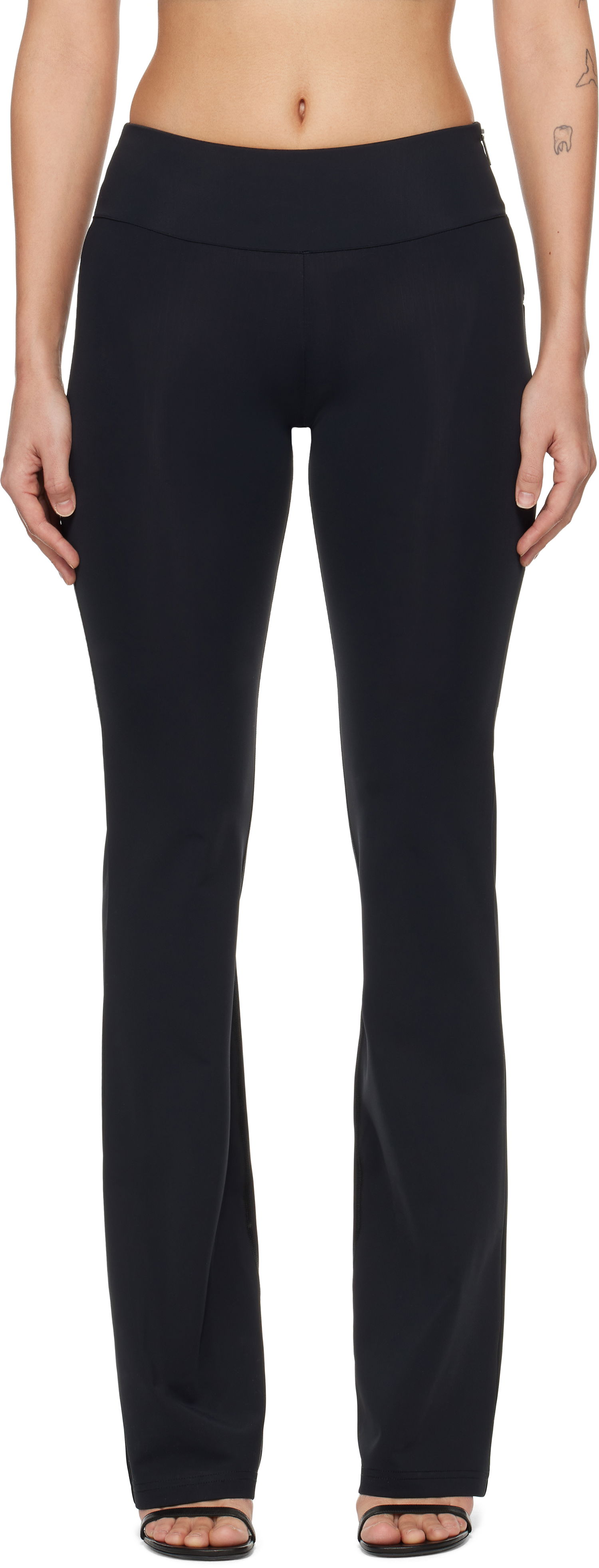 Nohavice Courrèges Courrèges Scuba Jersey Trousers Čierna | 125JPA297PA0043, 0