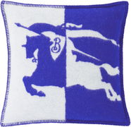 Burberry EKD Wool Equestrian Knight Decorative Pillow