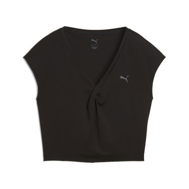 Crop Top Puma Cloudspun Twist Cropped Training T-Shirt Čierna | 526697_01, 5
