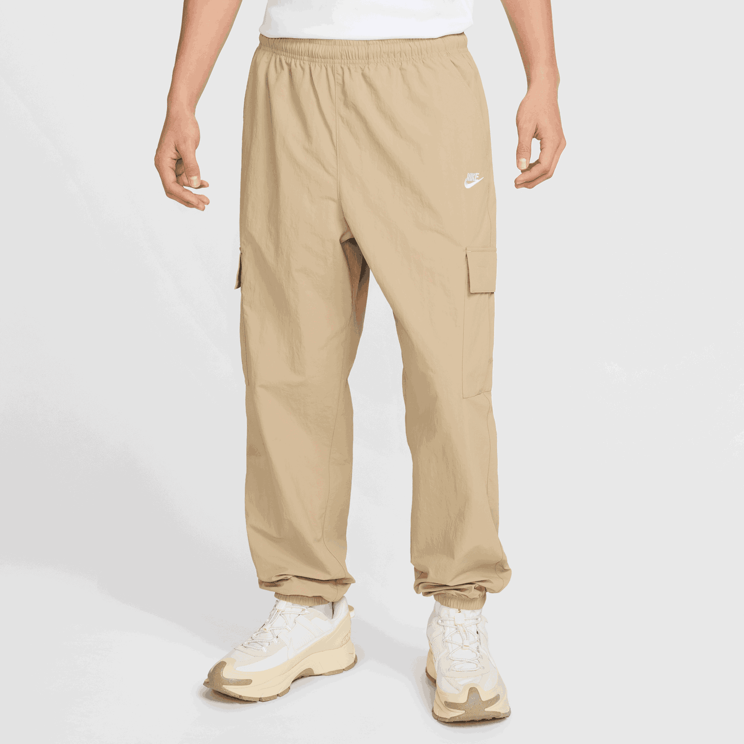 Cargo nohavice Nike Nike Club Woven Cargo Pants Béžová | HJ1990-297, 0