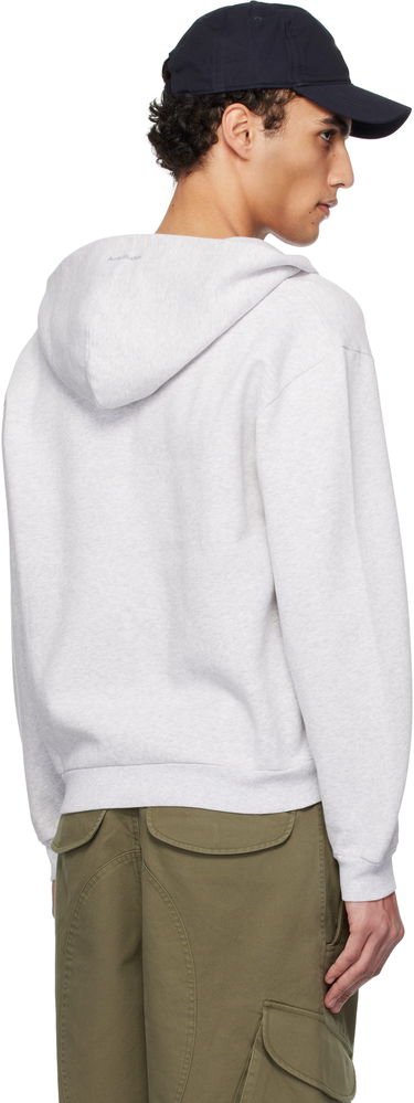 Mikina Acne Studios Acne Studios Zip-Up Hoodie Šedá | CI0184-, 2