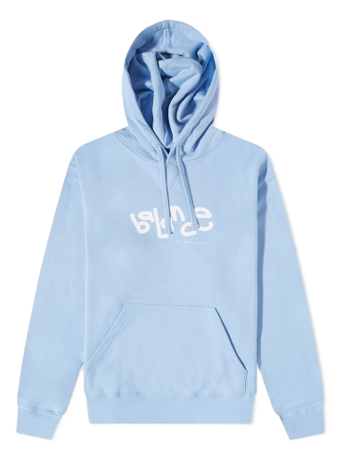 Mikina Objects IV Life Balance Print Hoodie Modrá | OBJ-001-108-20