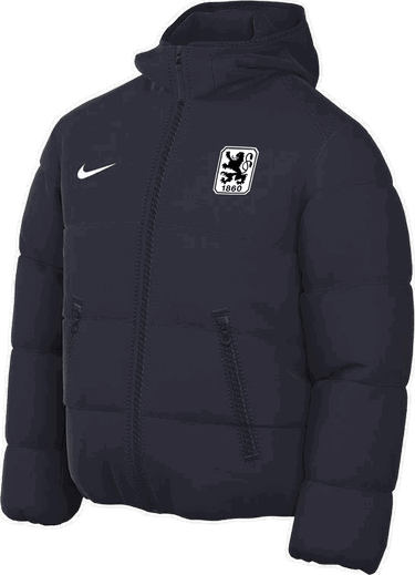 Prešívaná bunda Nike TSV 1860 Munchen Hooded Jacket Navy | 605fd7708-451, 1