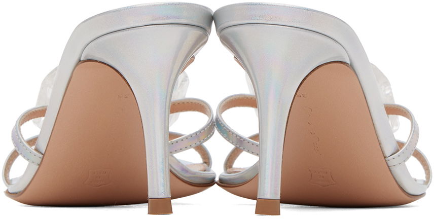 Tenisky a topánky Gianvito Rossi Jaipur Rhinestone Heeled Sandals Metalická | G16780.70RIC.MET, 1