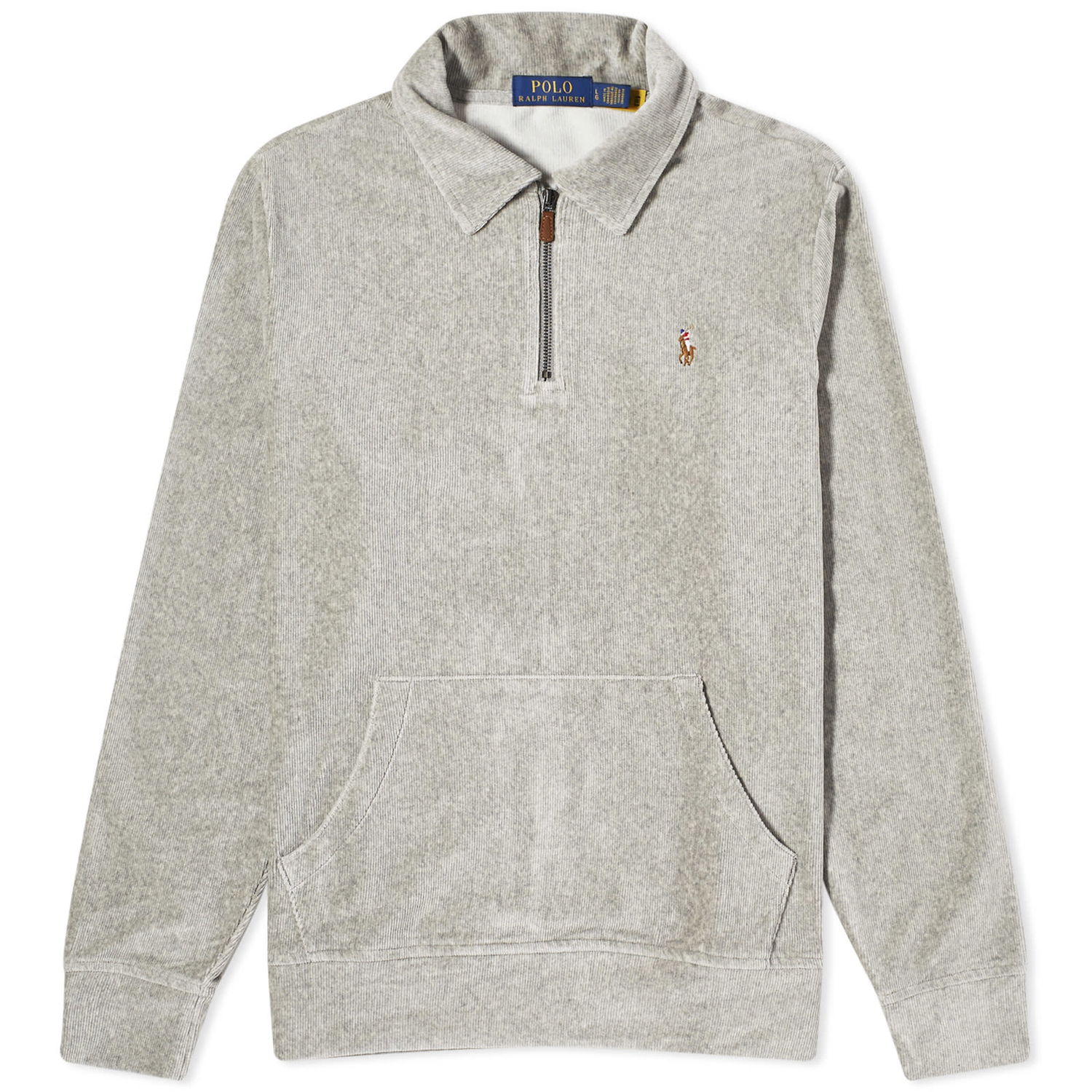Sveter Polo by Ralph Lauren Corduroy Quarter Zip Crewneck Béžová | 710877155007, 0