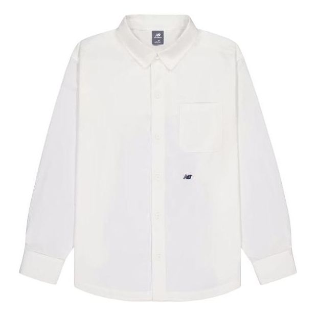 Košeľa New Balance NBX Retro Button-Up Shirt Biela | AMJ42328-CLI