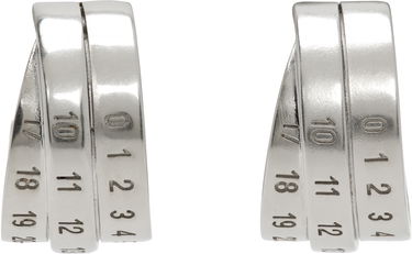 Náušnice Maison Margiela MM6 Maison Margiela Numeric Earrings Metalická | SM6VG0083 P6627, 0