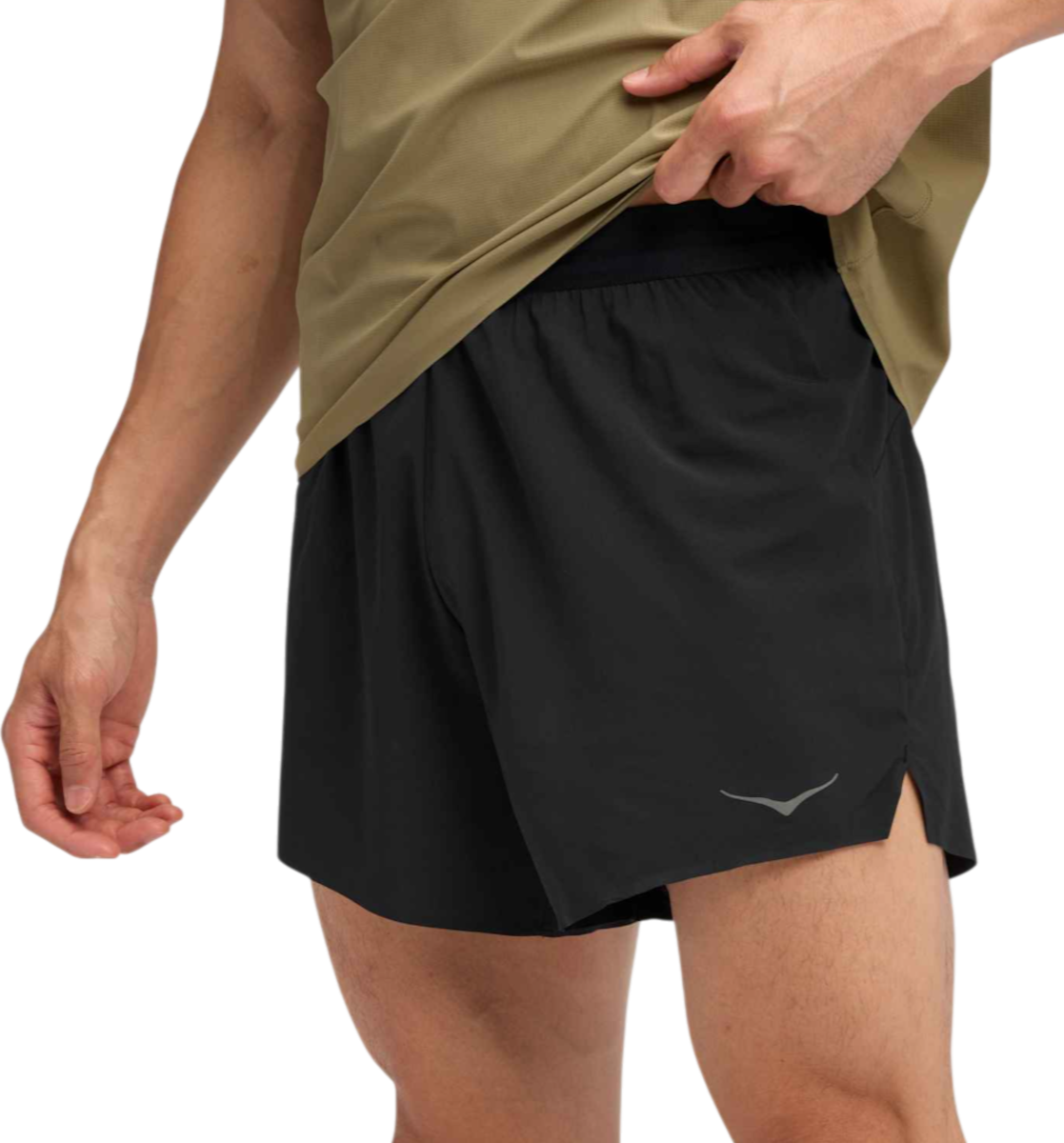 Šortky Hoka One One Hoka Glide 5" Shorts with Brief Čierna | 1176971-blk, 0