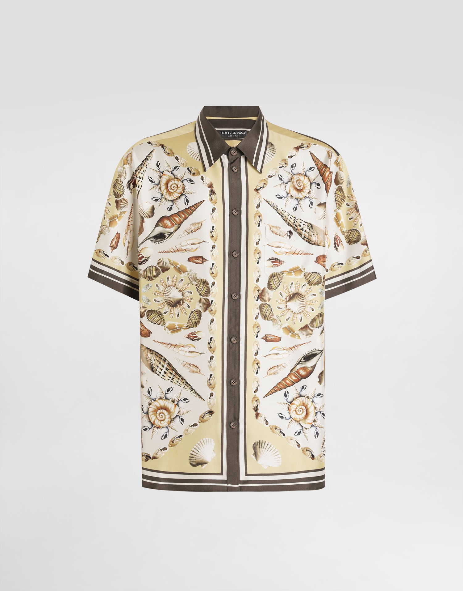 Košeľa Dolce & Gabbana Printed Hawaii Silk Twill Shirt Rôznofarebný | G5LG9THI1ZGHG5PL, 0
