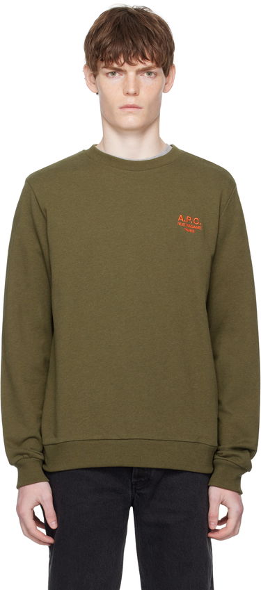 Mikina A.P.C. A.P.C. Rue Madame Standard Sweatshirt Zelené | COHGR-M27913, 0