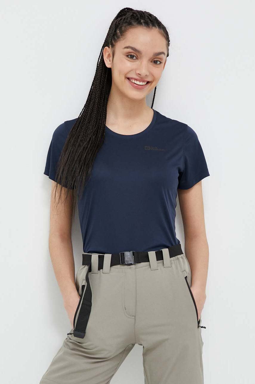 Tričko Jack Wolfskin Tech Sports T-shirt Navy | 1807122, 0