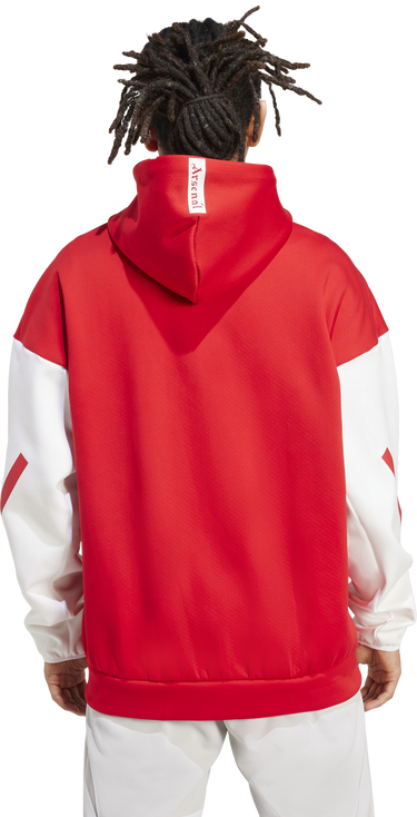 Mikina adidas Originals Arsenal FC Z.N.E. Anthem Full-Zip Hoodie Červená | jm9409, 2