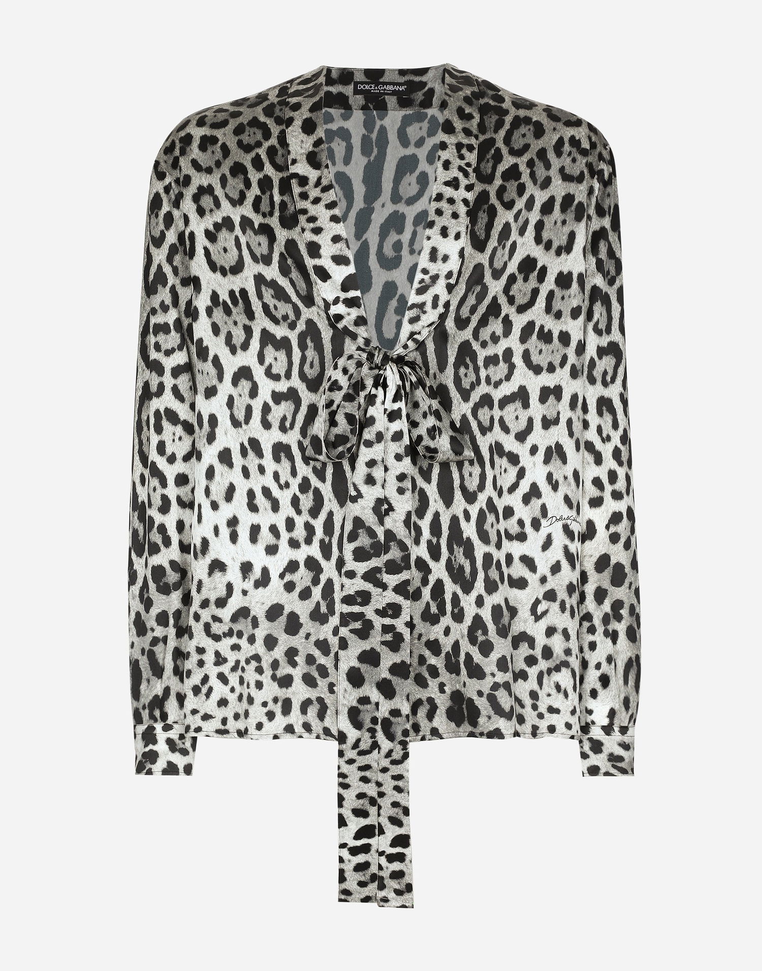 Košeľa Dolce & Gabbana Print Shirt Šedá | G5MI0TIS1WTHI13N, 0
