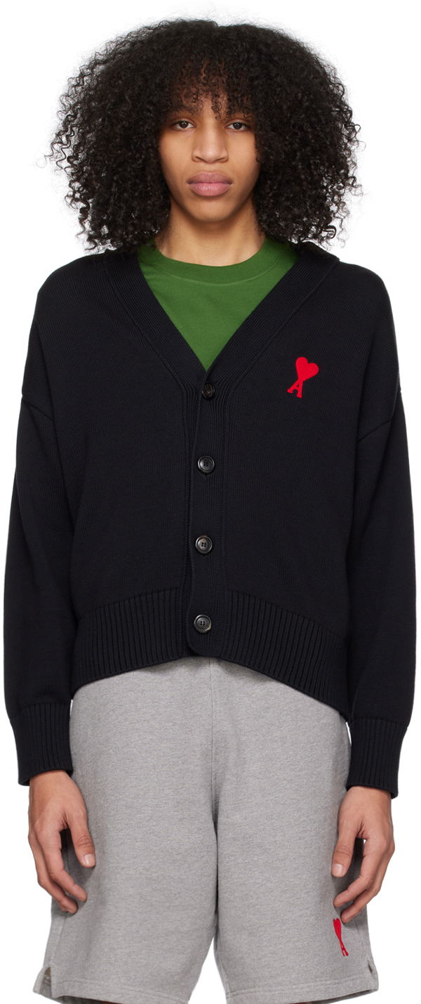 Sveter AMI Cardigan Čierna | UKC008.016, 0