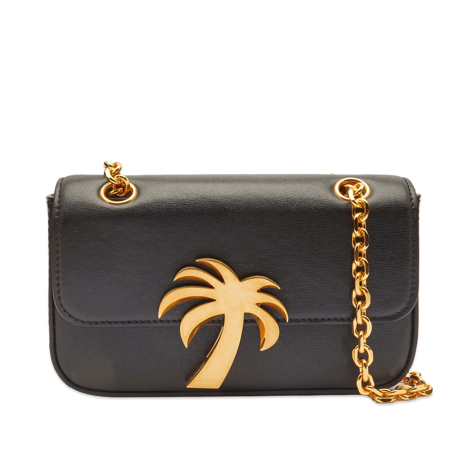 Taška cez rameno Palm Angels Bridge Chain Bag Čierna | PWNQ018F23LEA0011076, 0