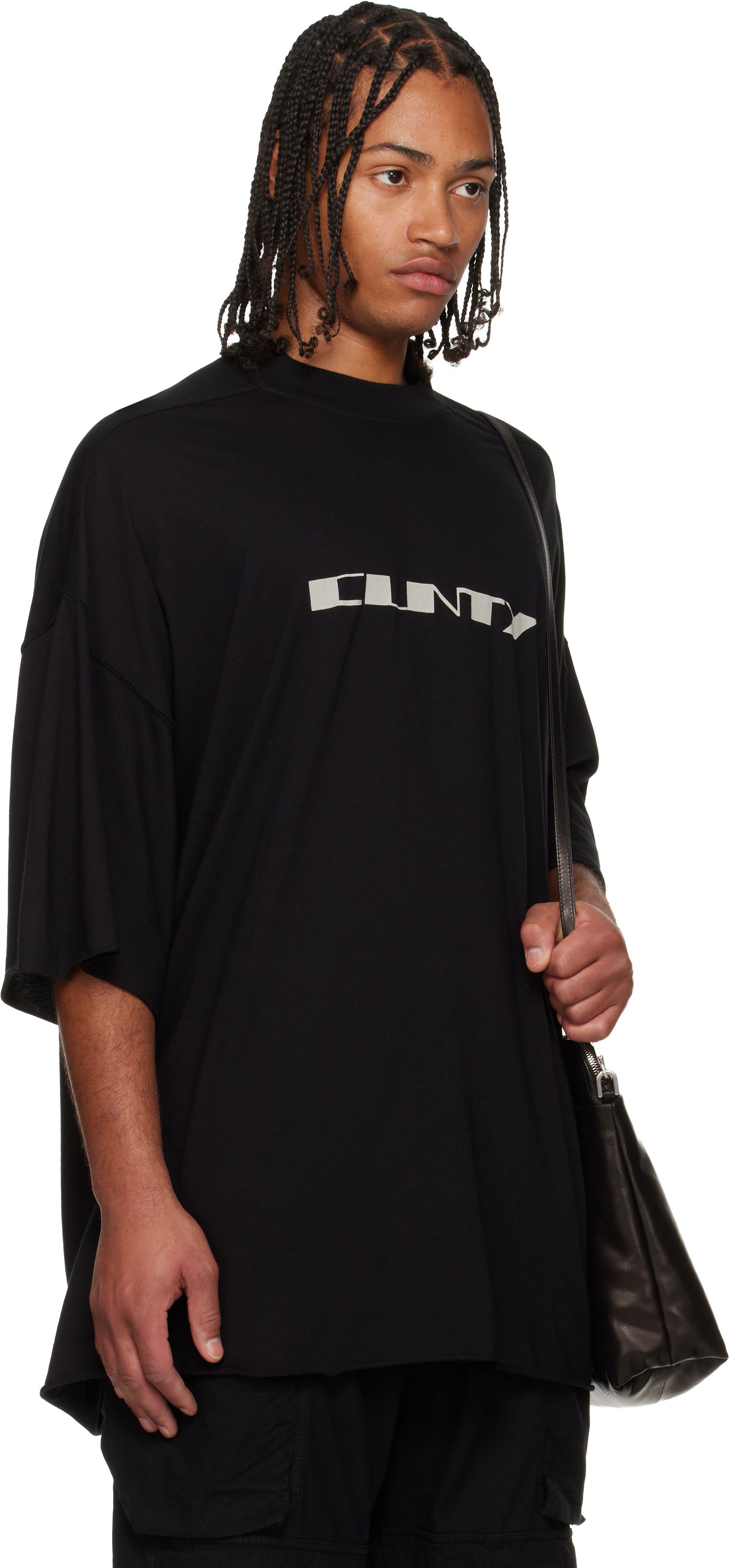Tričko Rick Owens DRKSHDW Concordians Tommy Oversized Graphic T-shirt Čierna | DU02E7259 RNEP2, 1