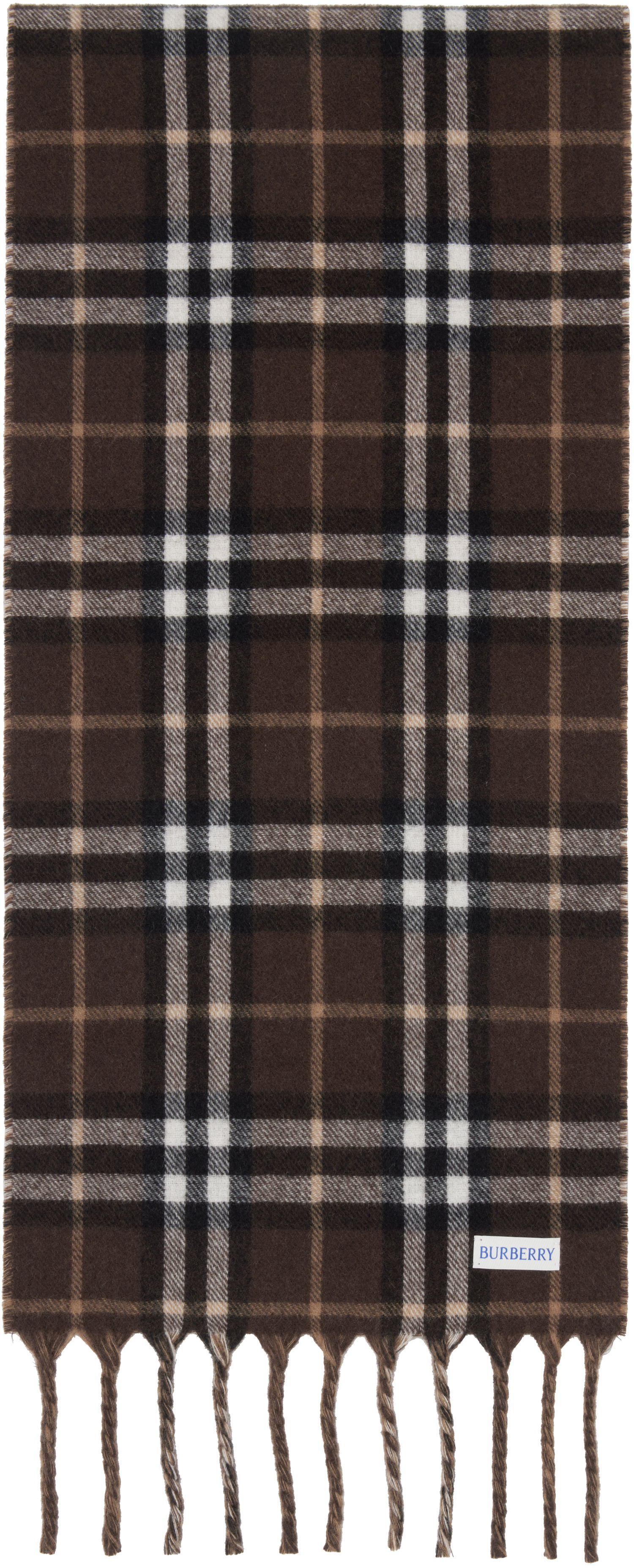 Šál Burberry Burberry Reversible Knight Stamp Scarf Hnedá | 8112977, 1