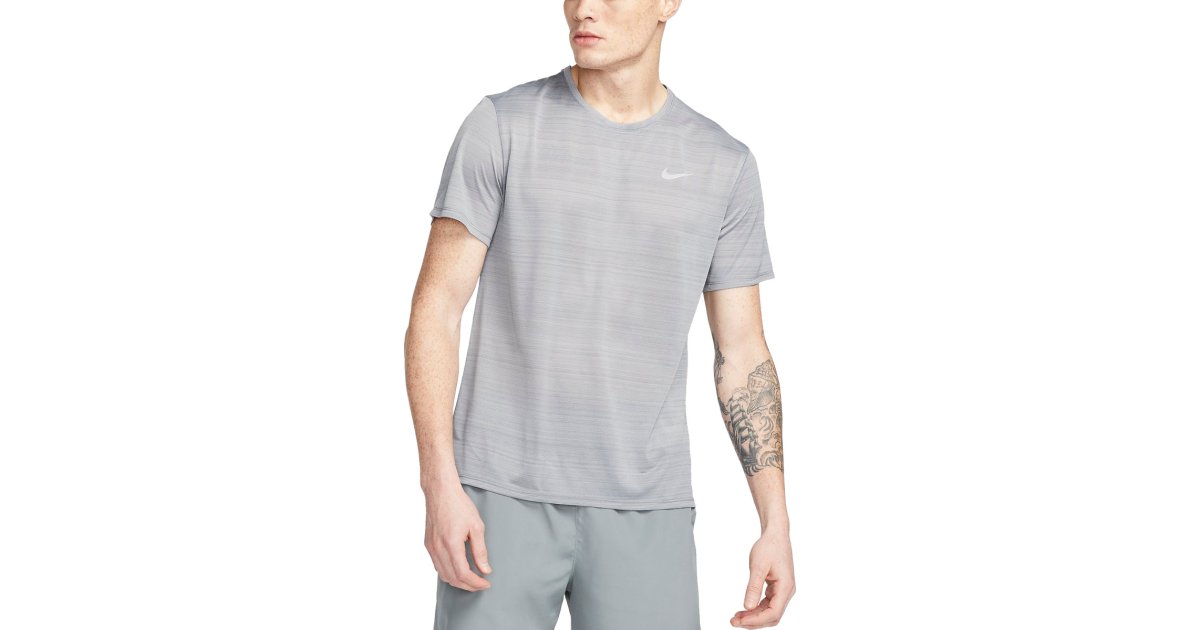 Tričko Nike Dri-FIT Miler T-shirt Šedá | dx0874-084, 1