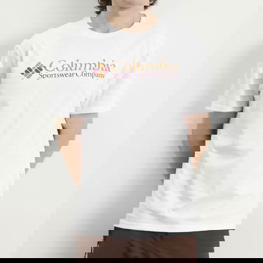 Tričko Columbia CSC Basic Logo T-Shirt, Size Small Biela | 1680053-114, 5