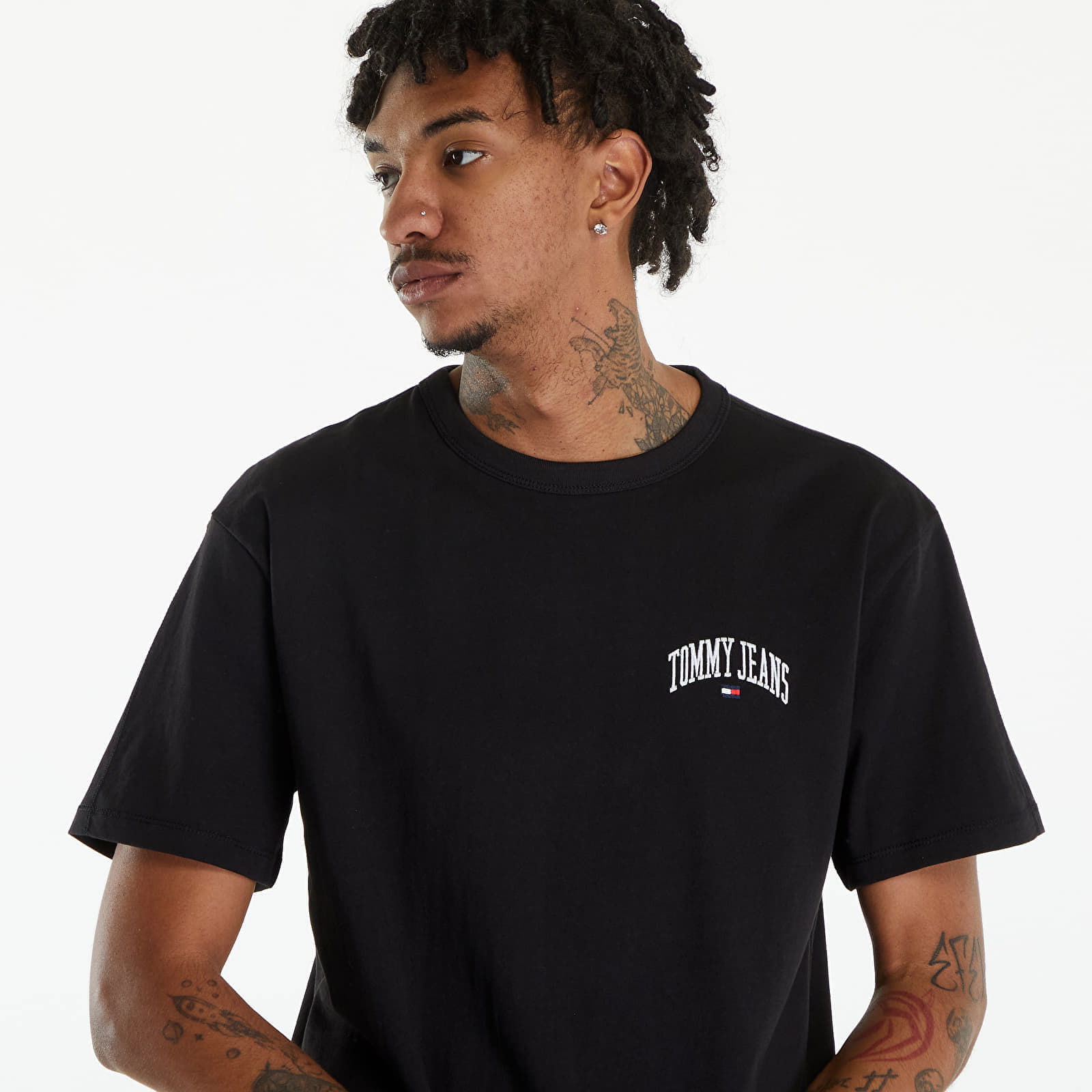 Regular Varsity Tee Black