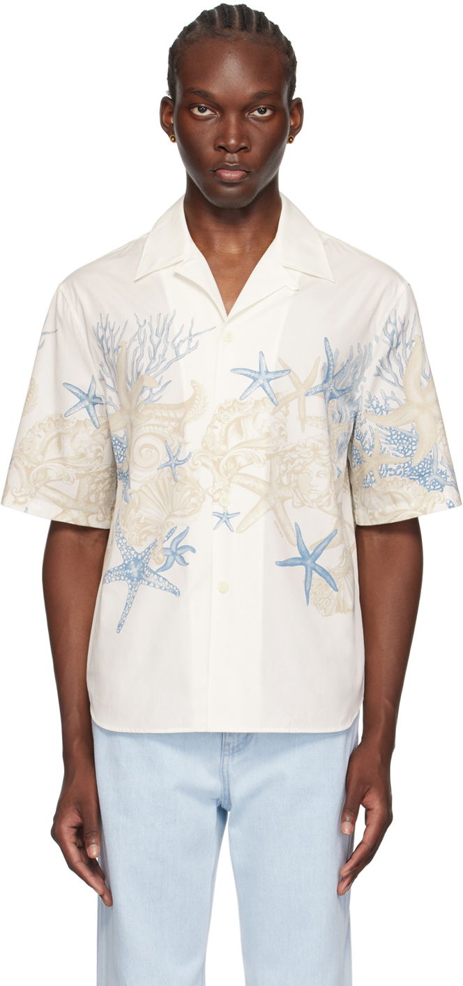 Košeľa Versace White Barocco Sea Shirt Biela | 1015699_1A11026, 0