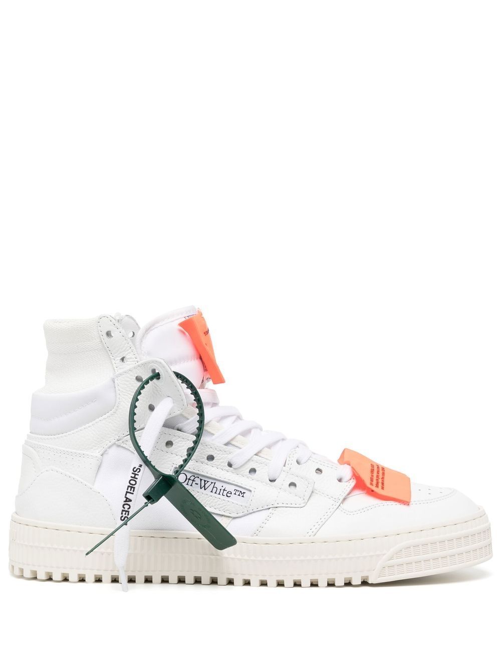 Tenisky a topánky Off-White LEATHER HI TOP SNEAKERS Biela | OMIA065C99LEA0010120, 0