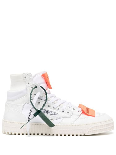 Tenisky a topánky Off-White LEATHER HI TOP SNEAKERS Biela | OMIA065C99LEA0010120, 0
