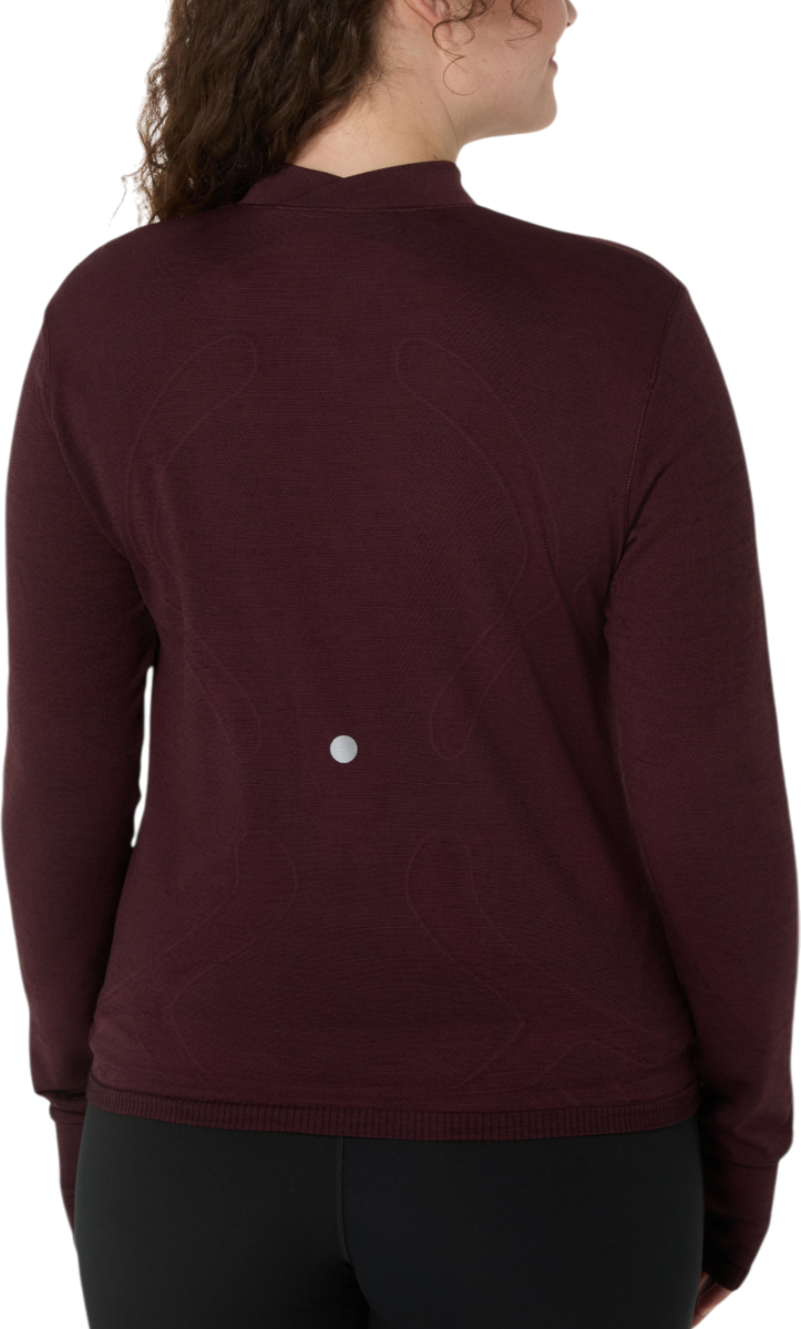 Tričko Asics ROAD WINTER SEAMLESS Long Sleeve Top Vínová | 2012d277-600, 1