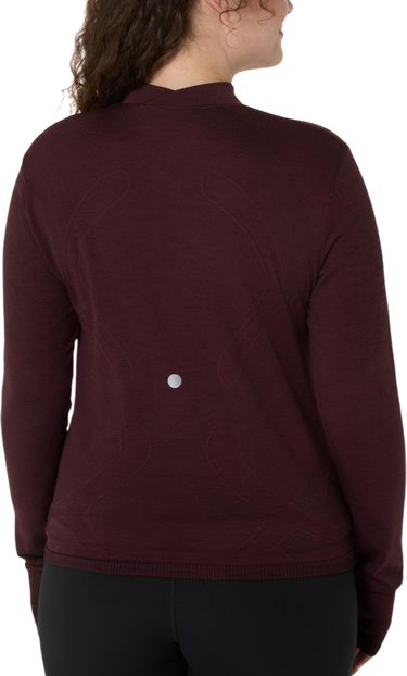 Tričko Asics ROAD WINTER SEAMLESS Long Sleeve Top Vínová | 2012d277-600, 1