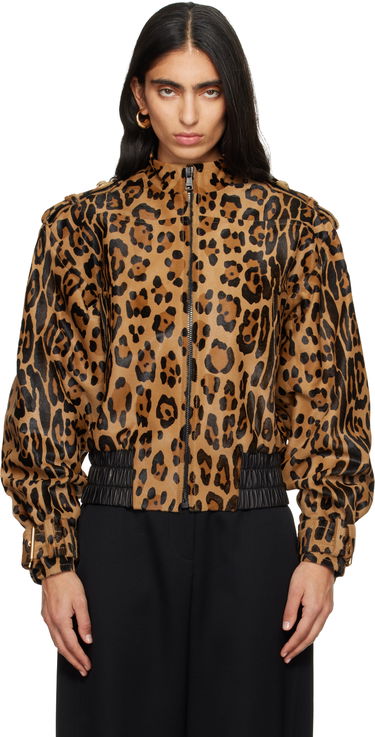 Bomber bunda Balmain Ponyskin-Style Leather Bomber Jacket Rôznofarebný | FF1TF505LC17, 0