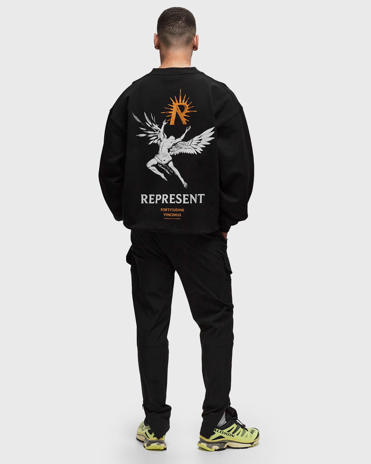 Sveter Represent Clo Represent ICARUS SWEATER Čierna | MLM469-01, 1