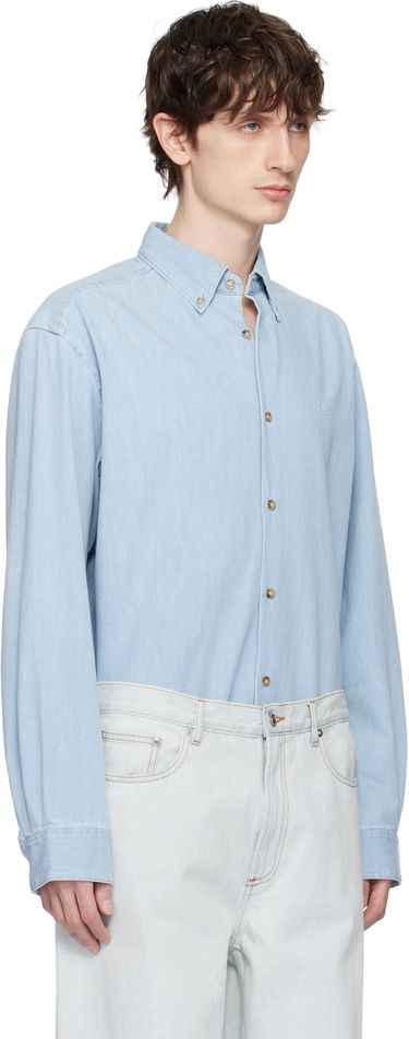 Košeľa A.P.C. A.P.C. Mathias Denim Shirt Modrá | COGXX-H12586, 1
