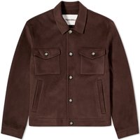 Bunda Nanushka Rhys Wool Overshirt Hnedá | NM23PFOW00878, 1