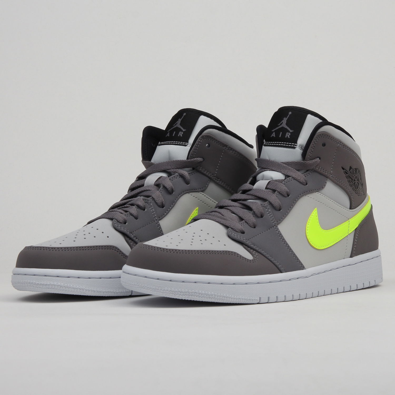 Tenisky a topánky Jordan Air Jordan 1 Mid "Gun Smoke Volt" Šedá | 554724-072, 1
