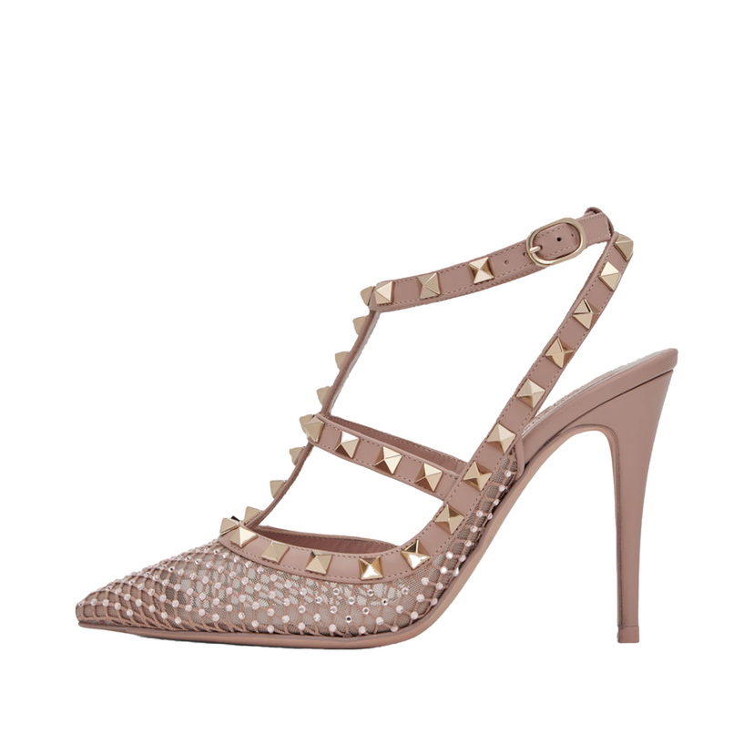 Tenisky a topánky Valentino Garavani Pink Rockstud Mesh Béžová | 4W2S0393NCE