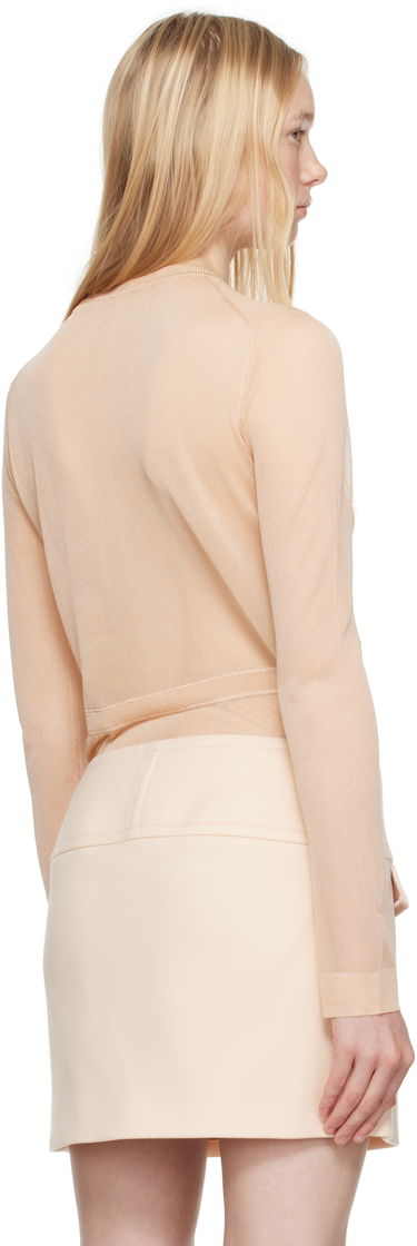 Sukňa Tom Ford TOM FORD Long Sleeve Knit Cardigan Béžová | CAK374-YAX865, 2