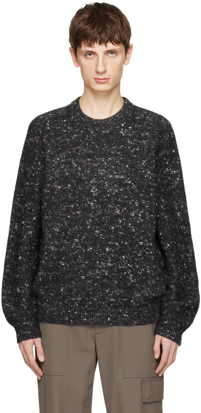 Sveter Helmut Lang Raglan Sleeve Sweater Šedá | N09HM703, 0