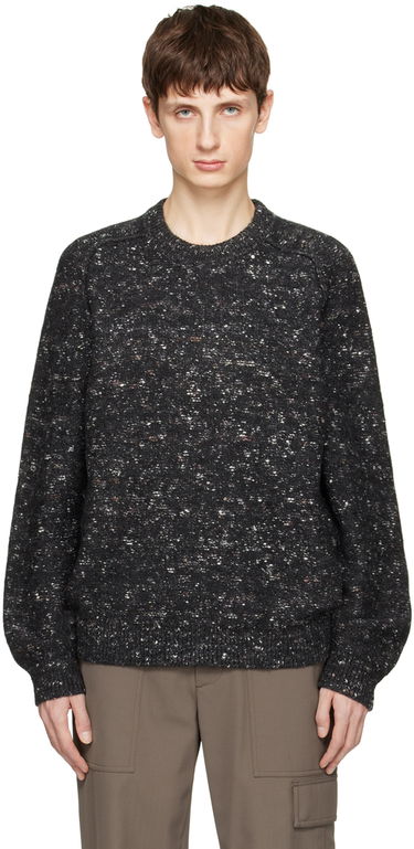 Sveter Helmut Lang Raglan Sleeve Sweater Šedá | N09HM703, 0