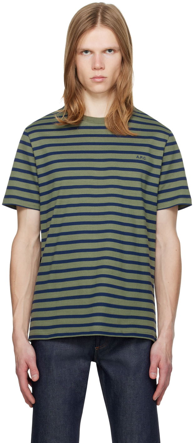 Tričko A.P.C. Emilien T-Shirt Zelené | COGWT-H26343, 0