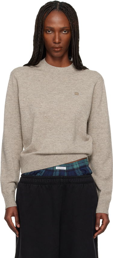 Sveter Acne Studios Knitted Crewneck Sweater Béžová | C60115-DRN106, 0