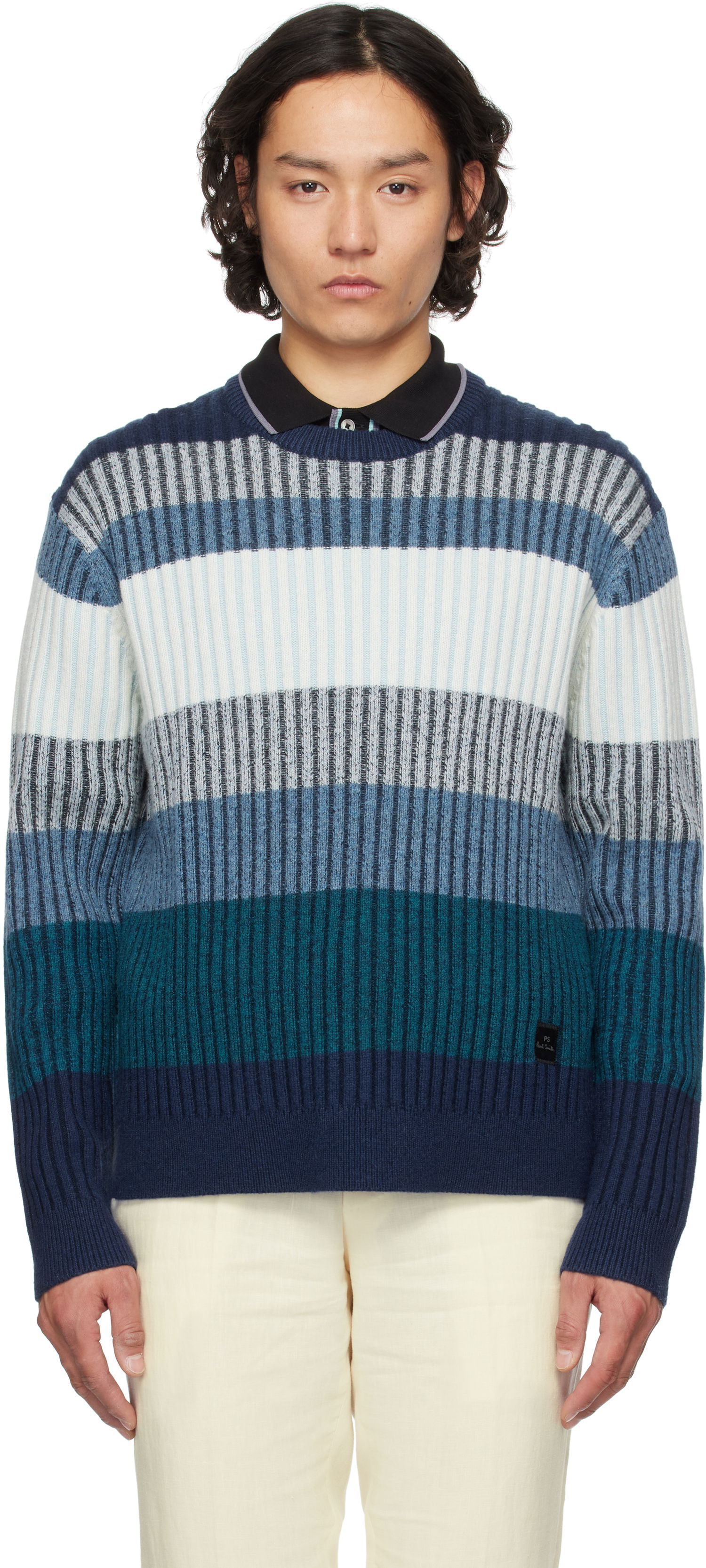 Sveter Paul Smith PS Paul Smith Striped Sweater Rôznofarebný | M2R-314Z-P22301-45, 0