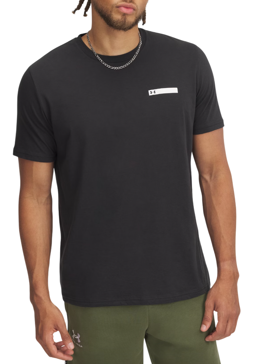 Tričko Under Armour Strip Logo Short Sleeve T-Shirt Čierna | 1390203-001, 0