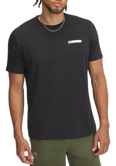 Tričko Under Armour Strip Logo Short Sleeve T-Shirt Čierna | 1390203-001, 0