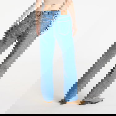 Džínsy CALVIN KLEIN 90S Straight Short Jeans with Ripped Knee Modrá | LV047E609G VLC Short, 2