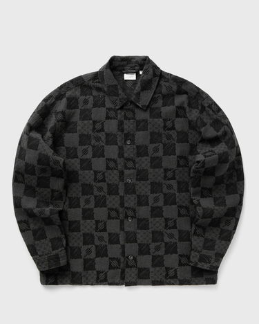 Košeľa DAILY PAPER Chess Patterned Long Sleeve Shirt XL Čierna | 2423059, 0