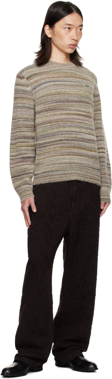 Sveter Lacoste Lacoste Knit Alpaca and Wool Blend Sweater Béžová | AH5221_9IP, 3