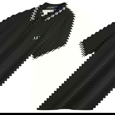 Polo tričko Comme des Garçons Polo Shirt Tipped Back Print Zelené | FN-T502-2, 0
