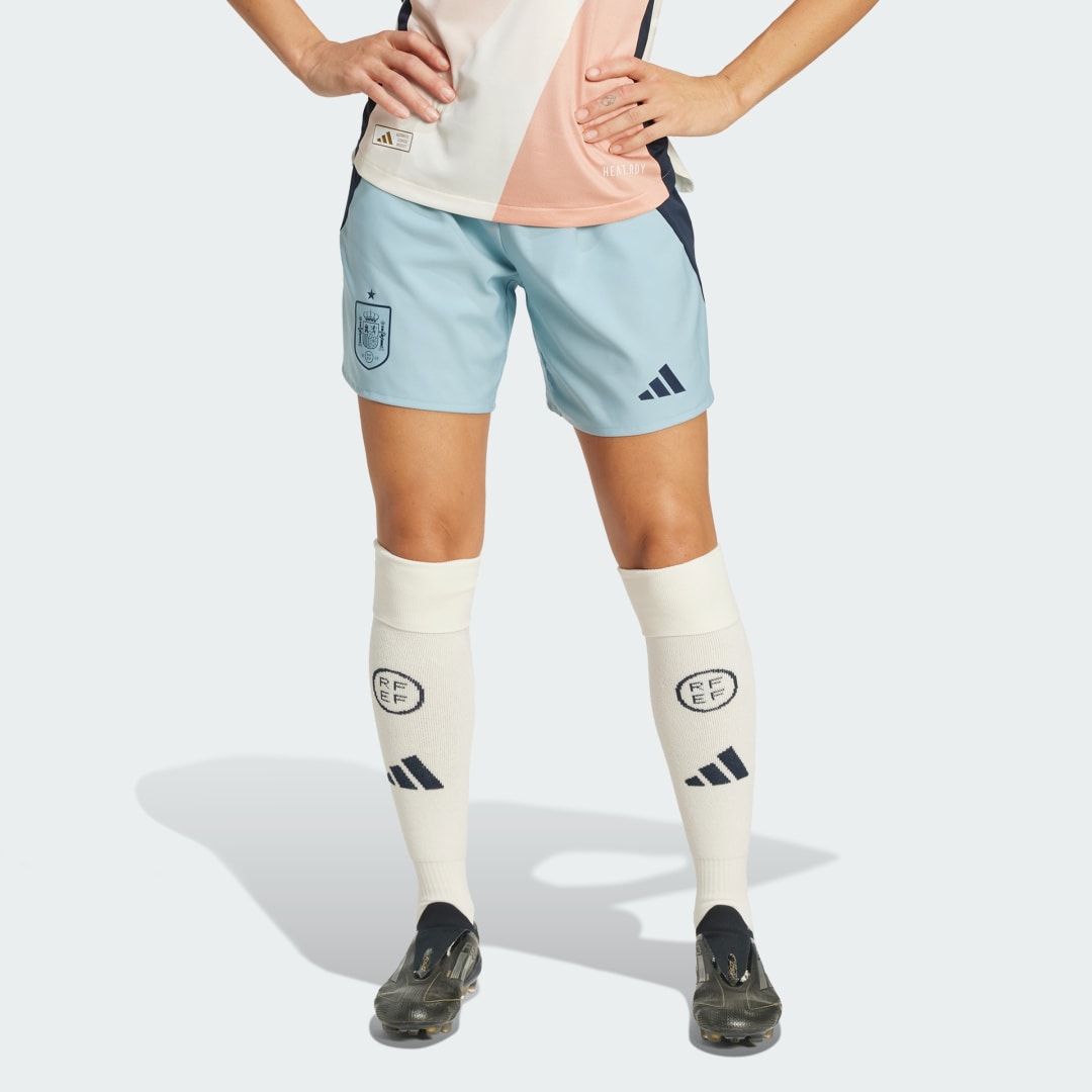 Šortky adidas Performance Spain 25 Authentic Women's Team Shorts Modrá | JF2654, 0