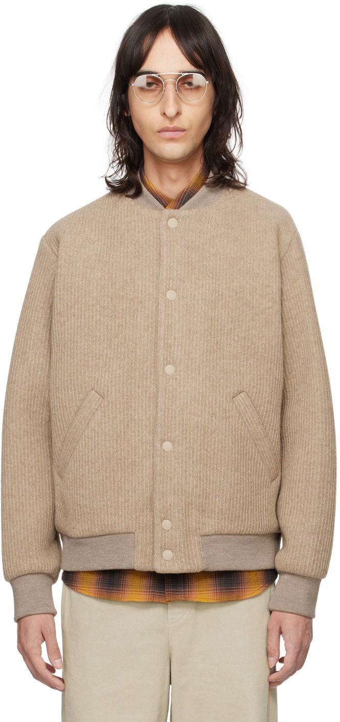 Bomber bunda A.P.C. Mick Bomber Jacket Béžová | WOAQR-M02888, 0