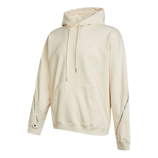 Mikina adidas Originals Zip Sleeve Hoodie Béžová | HH9434, 0